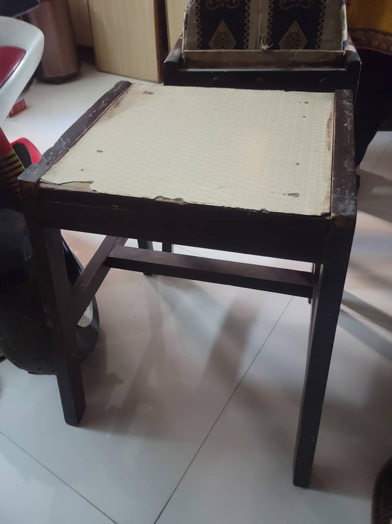 Convertible Wooden Kids High Chair & Study Table Set - Chairs - 1120770325