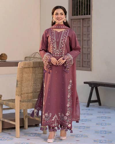 Winter Dhanak 3pc Dress