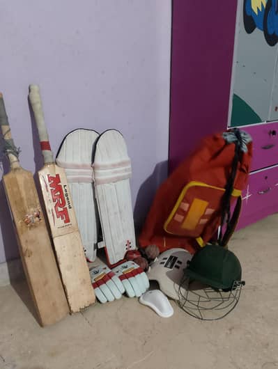 Complete Cricket Batting Kit | Pure Kashmiri Willow Bats