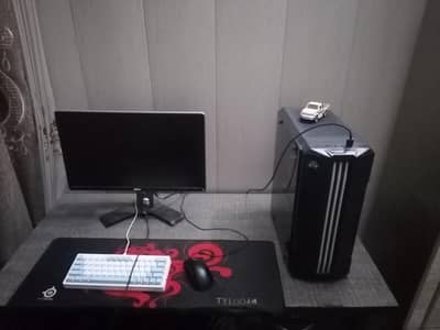 Gaming PC Full Setup i7 + RX 570 + Dell Monitor & keyboard & mouse