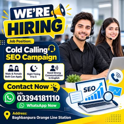 Hiring For Cold Calling Agent