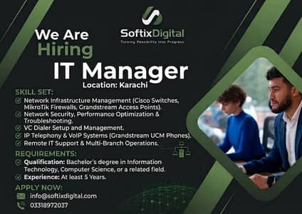 WE’RE HIRING: IT SUPPORT SPECIALIST / IT EXPERT