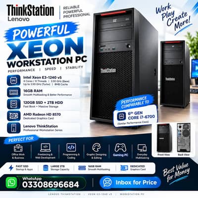 POWERFUL XEON WORKSTATION & gaming PC