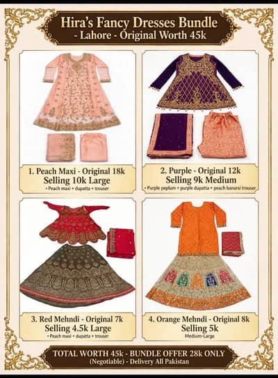 Hira's fancy dresses