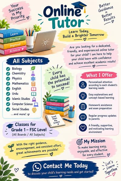 Online Tutor (Available)