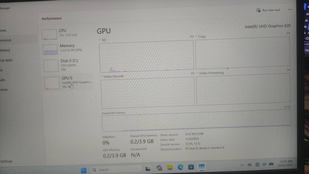 Intel i5 8gen 5