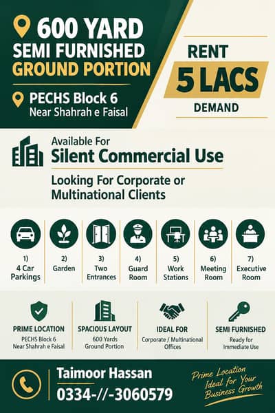 GROUND PORTION SILENT COMMERCIAL PECHS BLOCK 6