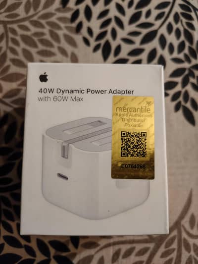 Apple 40w dynamic power adapter Mercantile