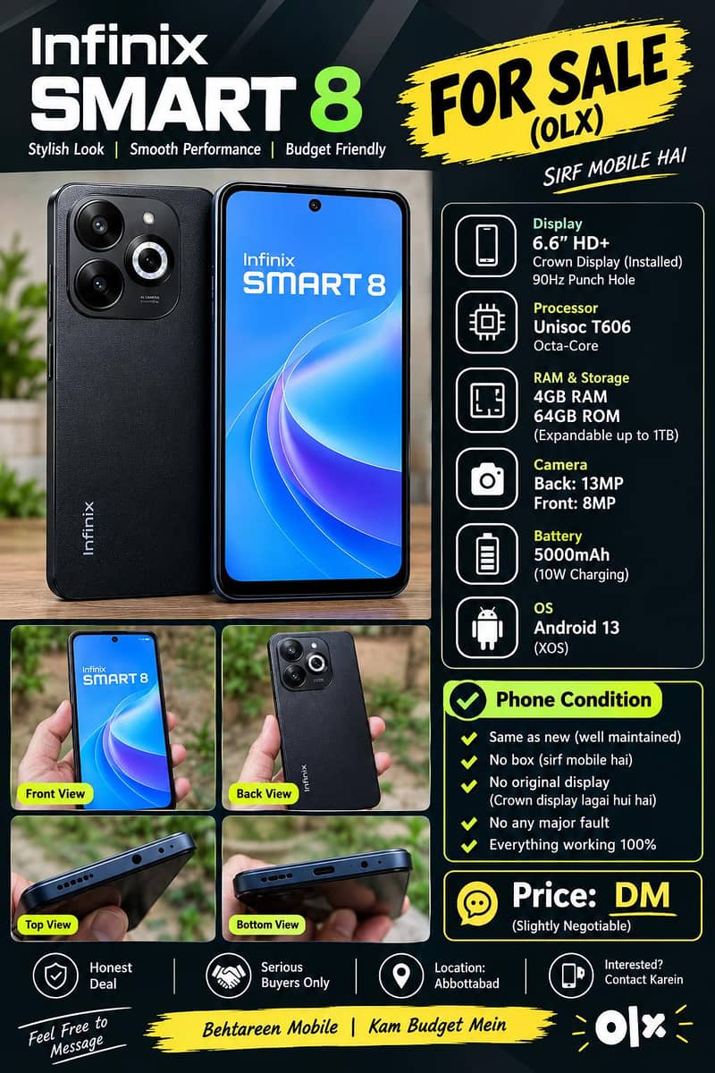 Infinix Smart 8 0