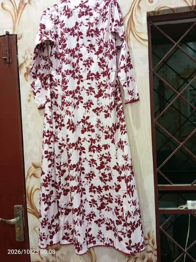 new maxi frock with 2 kali beautiful design
