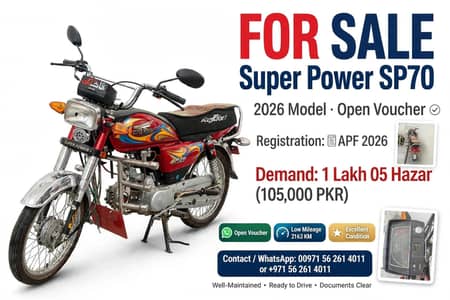 SP70 2026 Open Voucher APF 2026 2163KM Demand 120000 Attock