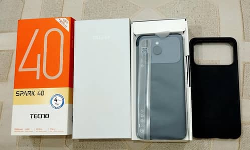 Tecno Spark 40 official PTA Complete Box