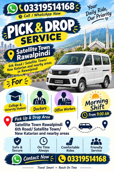 Rawalpindi Islamabad Pick and Drop Service