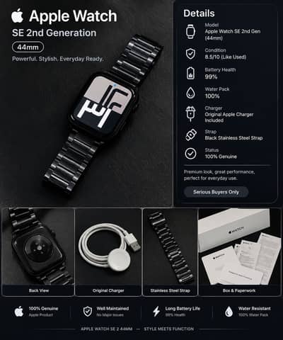 apple watch se 2 44 mm