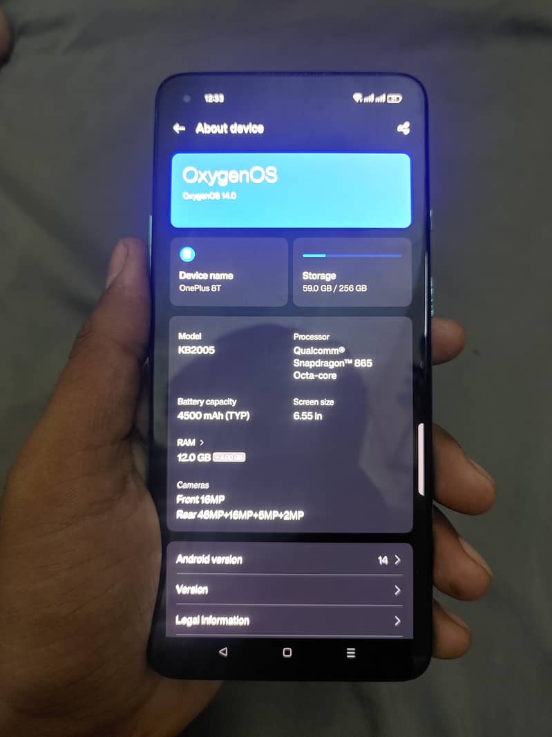 One Plus 8T 6