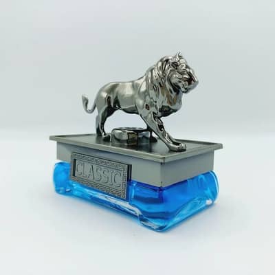 Lion Car Perfume Gold Green Classic Design