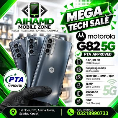 Motorola Moto G82 5G - Pta Approved - Snapdragon 695 - 5000Mah