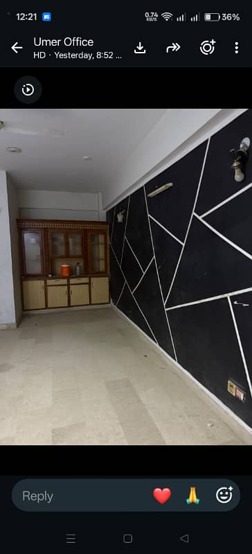 One bed lounge flat for rent