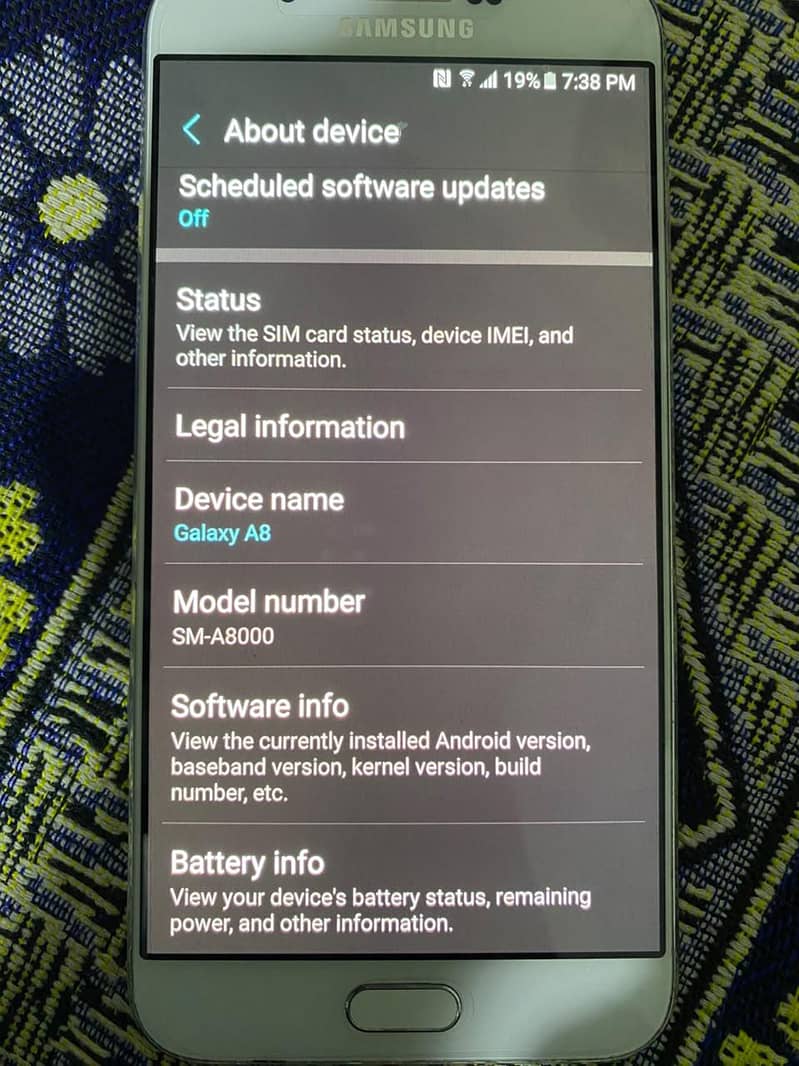Samsung Mobile A8 3