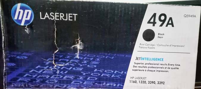HP 49A Q5949A Original Toner Cartridge-For HP 1160/1320/3390 -Open box