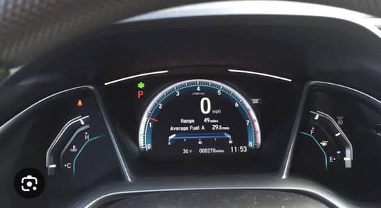 CIVIC SI meter (blue) 2016-2021