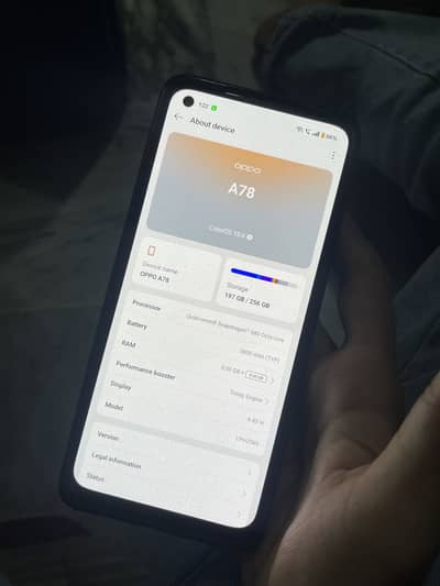OPPO A78 8+8GB RAM 256GB Storage | Excellent Condition