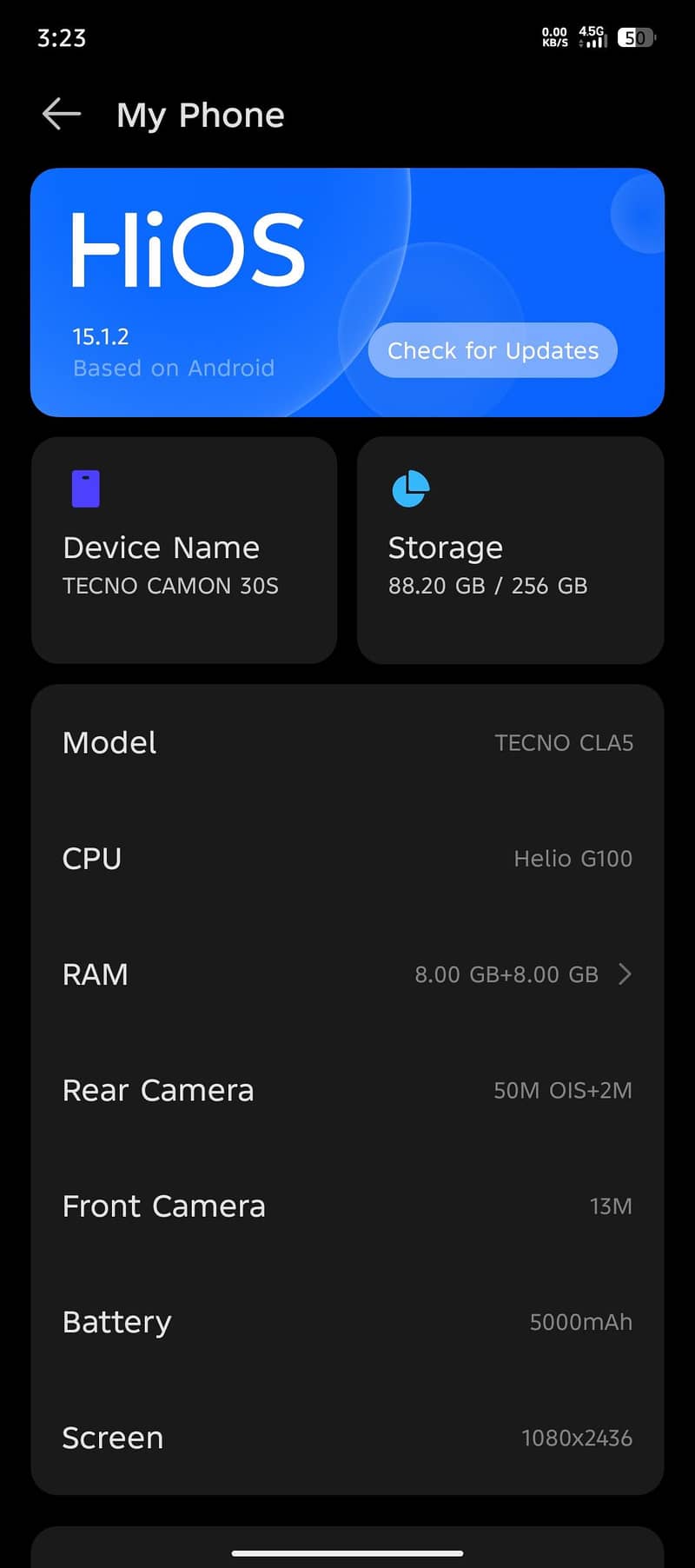 Tecno CAMON 30S 0