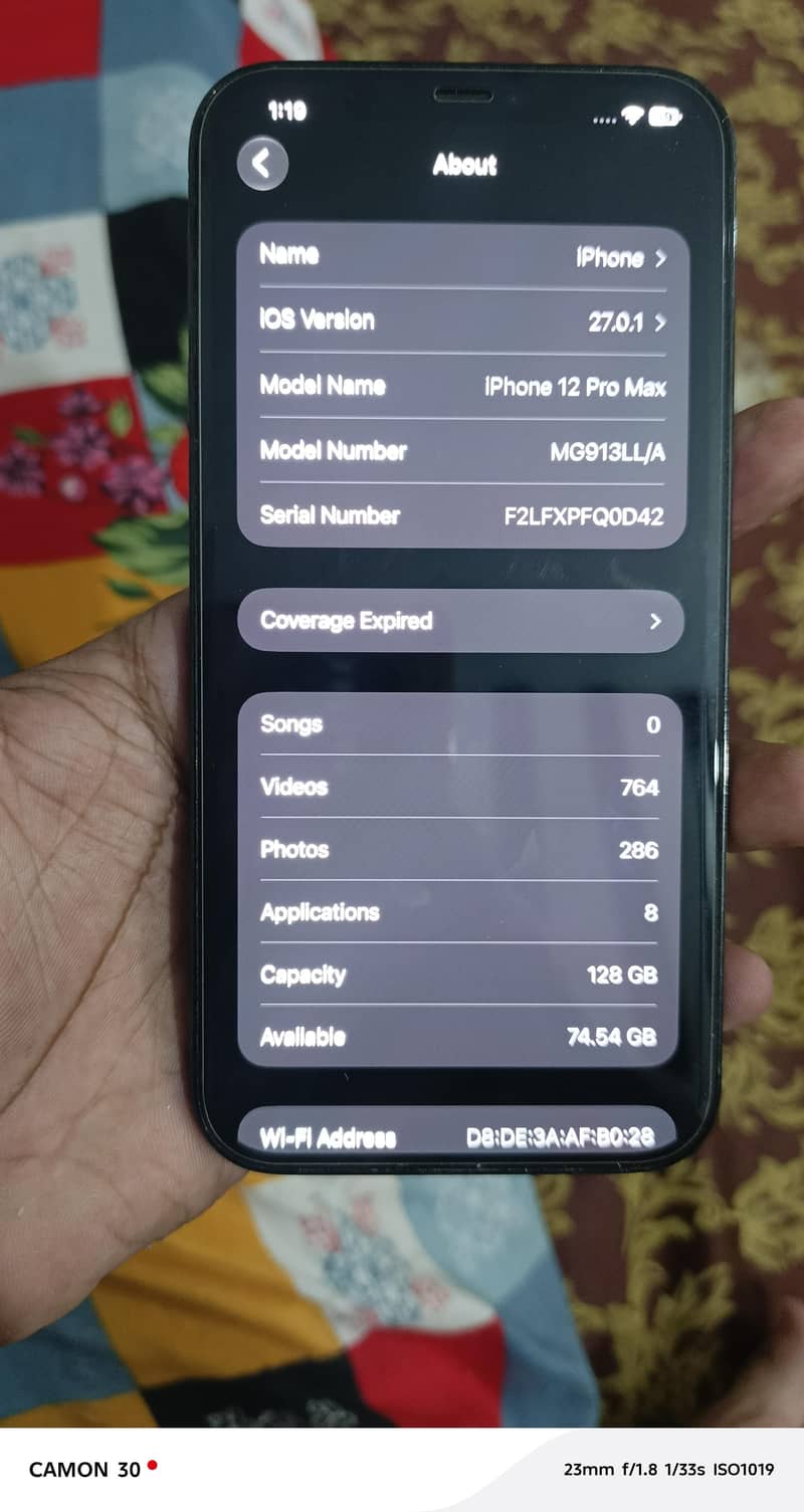 Apple iPhone 12 Pro Max With box 8