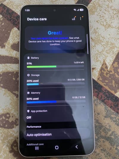 Samsung Mobile A56 5G 12/256 GB