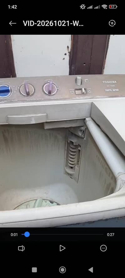 Toshiba washing machine