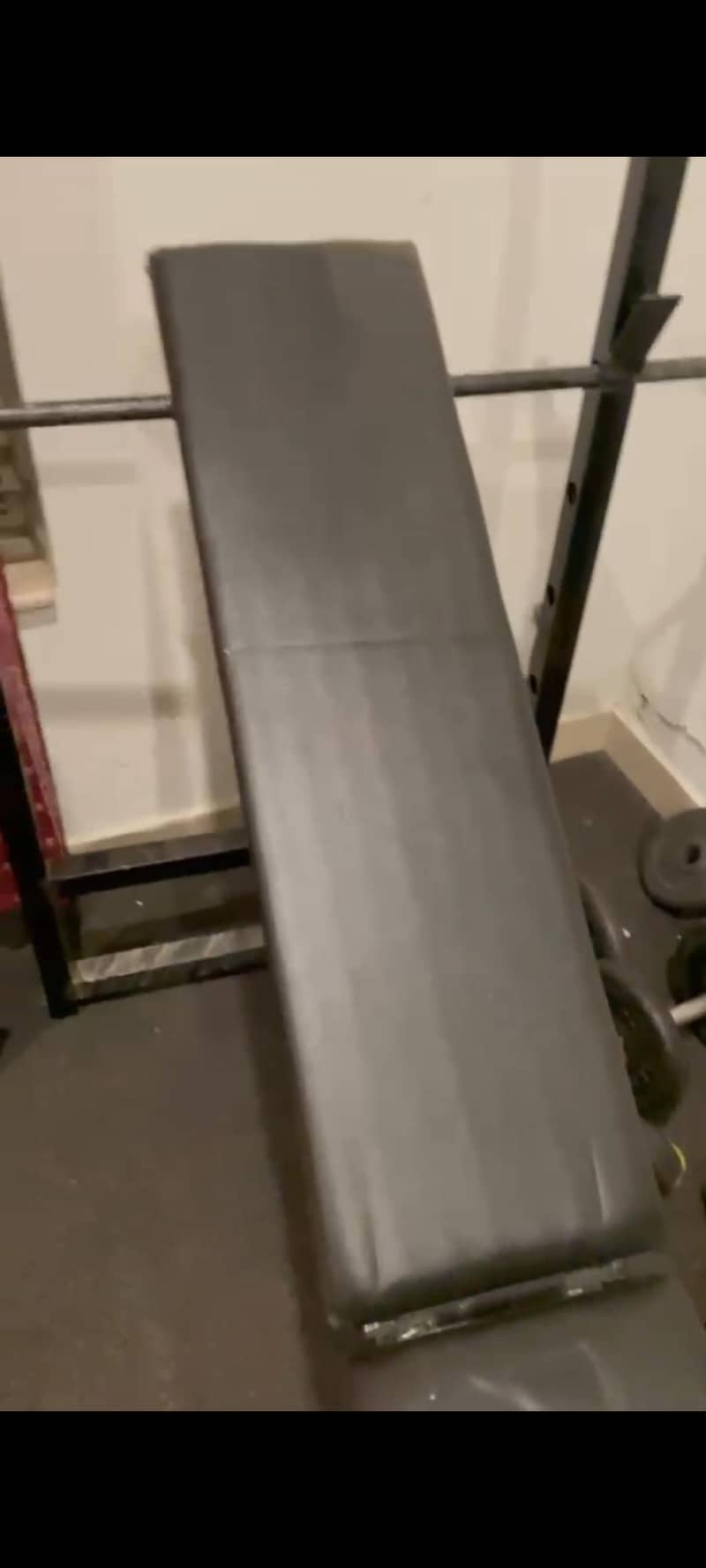 Full home gym setup(bench+plates+dumbles+machine) 3