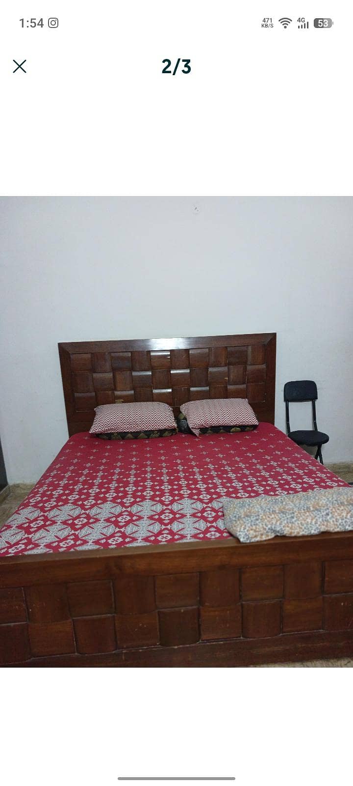 wooden bed set 1