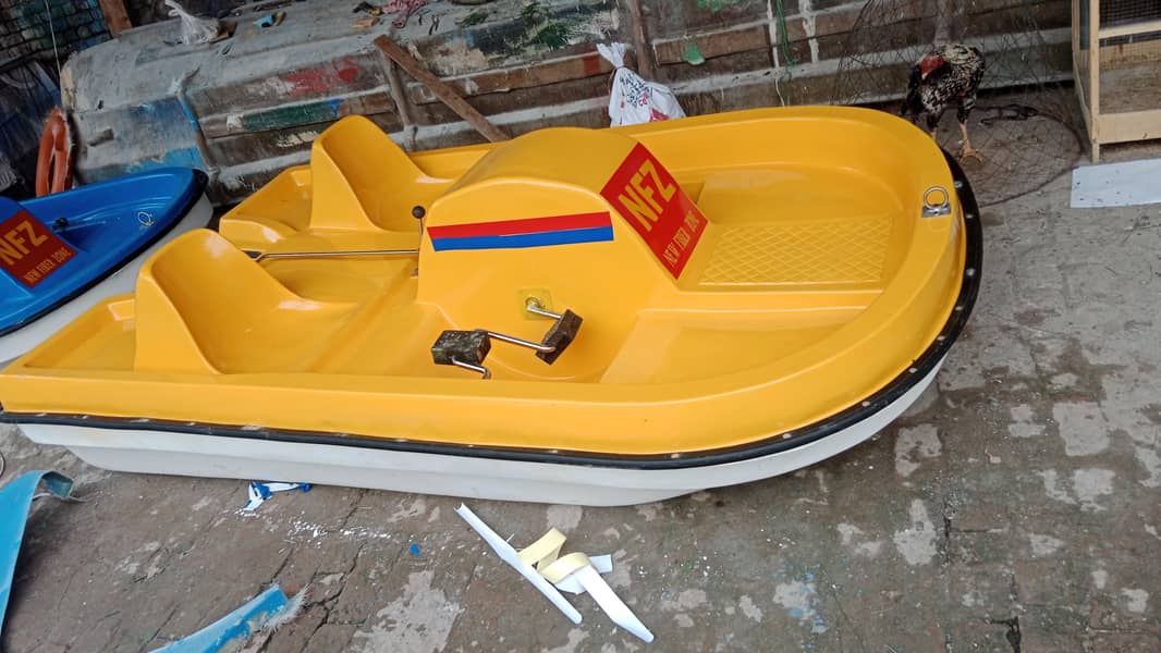 paddle boat fiberglass 02 seater paddle boat new design model - Boats ...