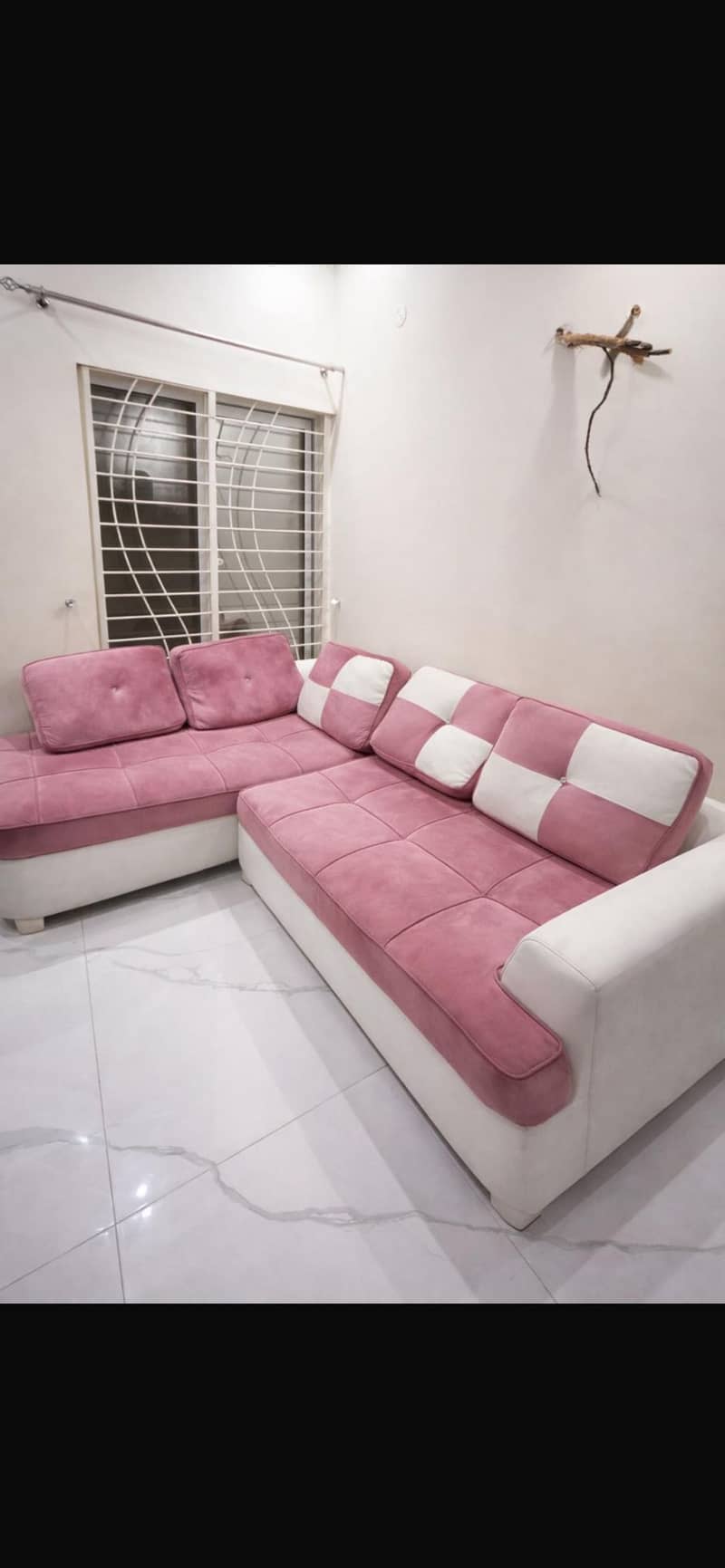L shaped sofa branded 1