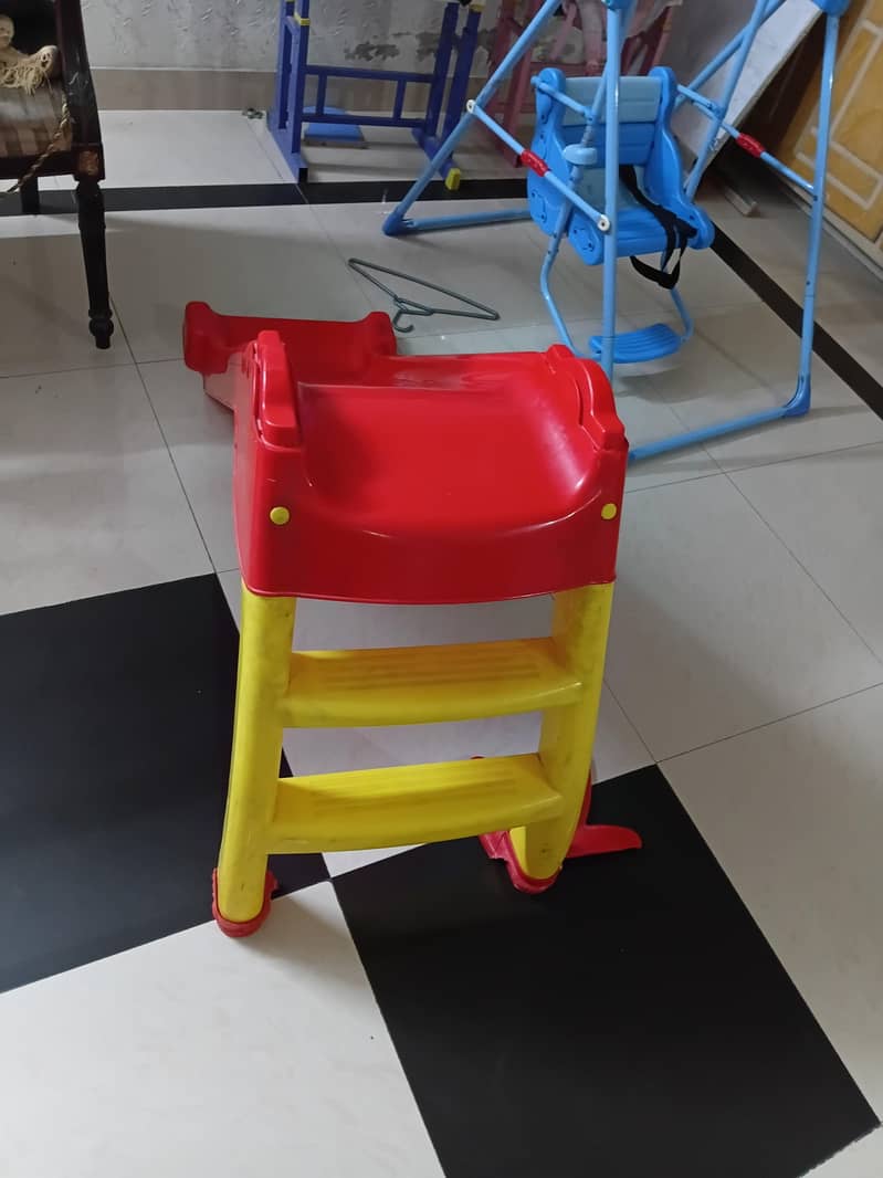 study table and swings slides 0