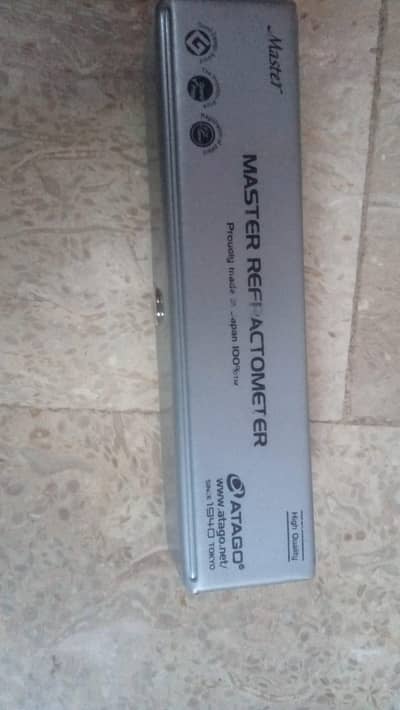 ATAGO MASTER Refractometer Japan – 100% New with Original Case