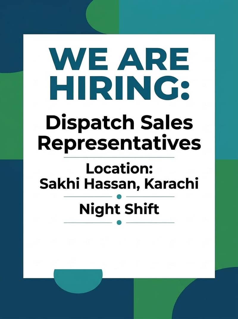 DISPATCH SALES REPRESENTATIVE 0