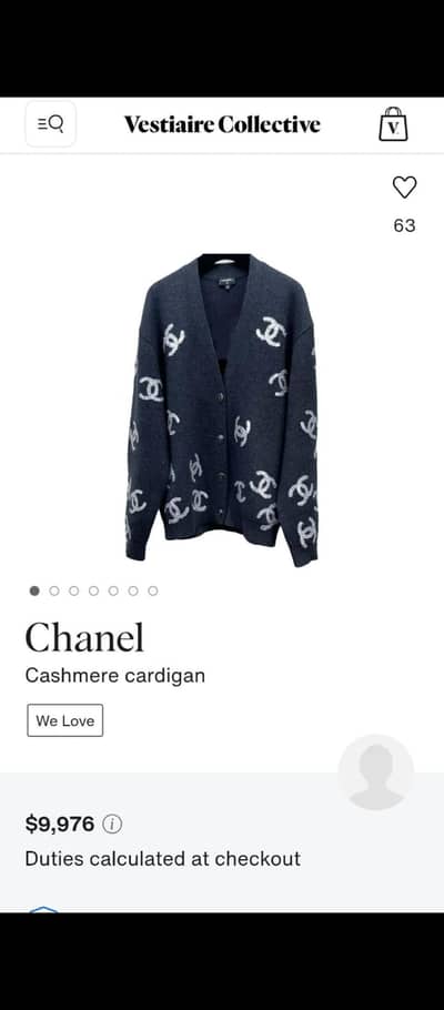 Chanel Cardigan Sweater.