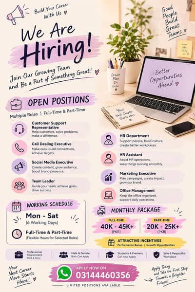 Need New Fresh Candidate's