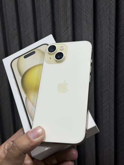 Apple iPhone 15 Scratchless Phone Yellow In Colour