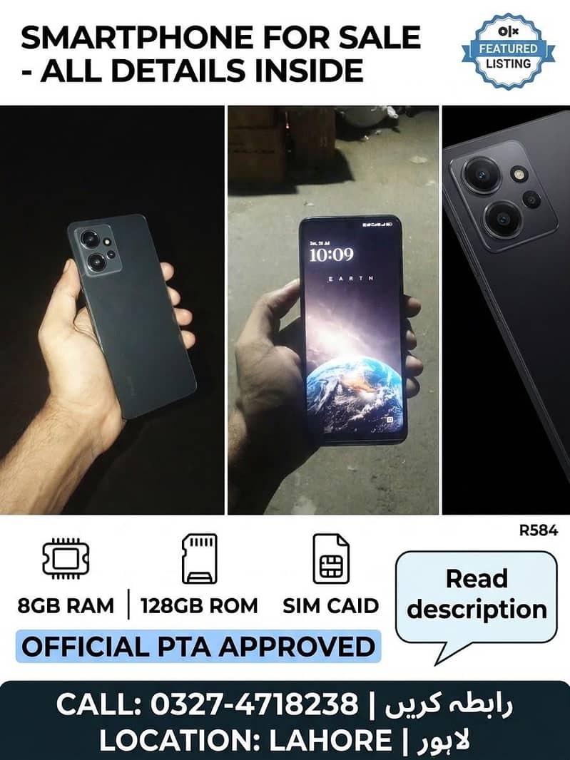 Xiaomi Redmi Note 12 Read add 1