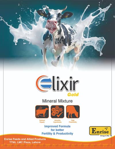 Elixir gold mineral mixture for animals cow, sheeps, goats and Buffalo