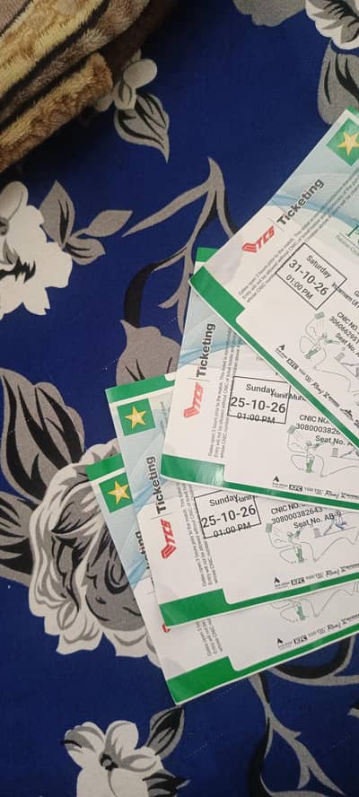 TRI SERIES TICKETS