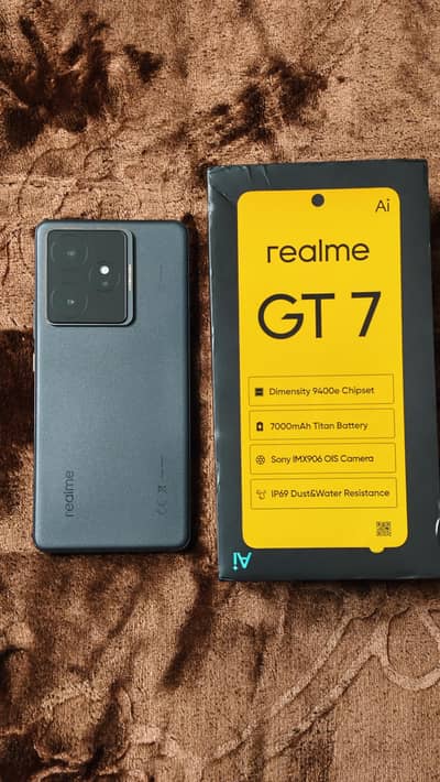 Realme GT 7 12/512 official pta 120fps pubg