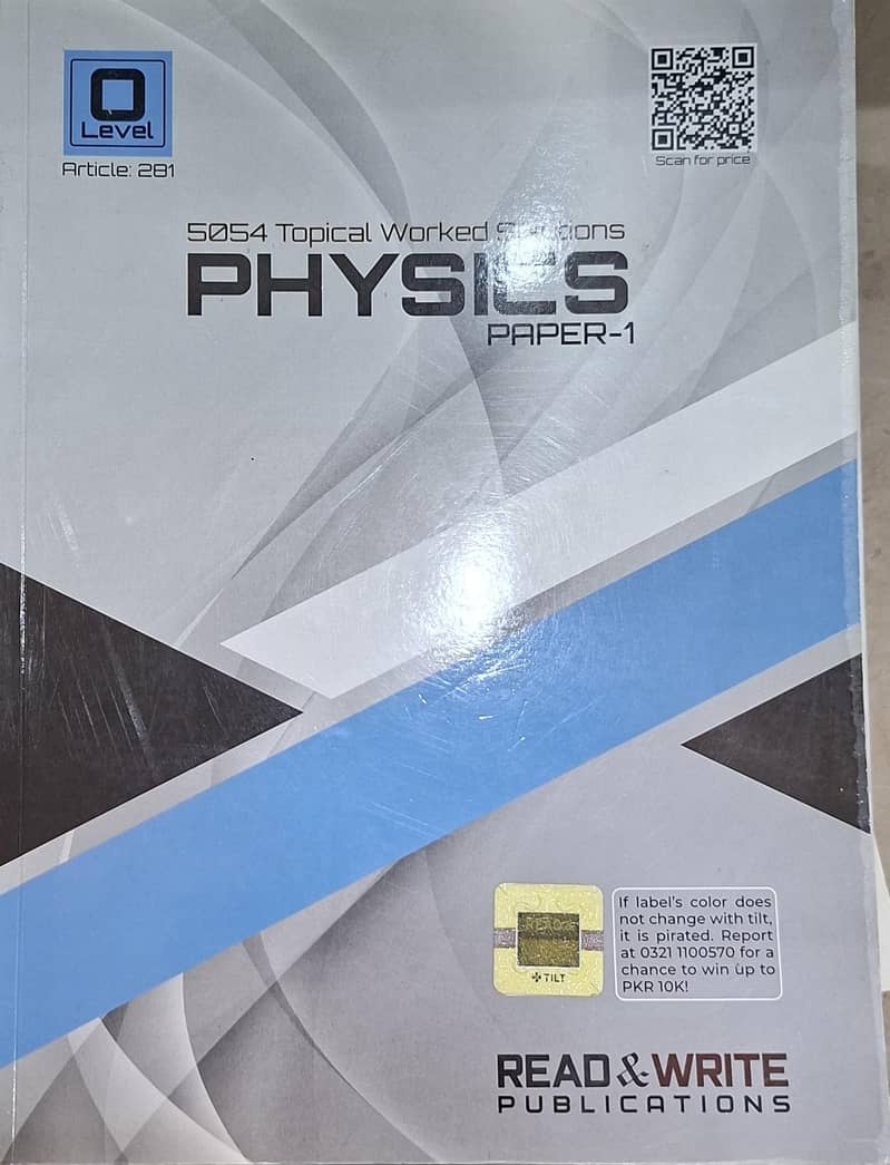 O Level Work book 3