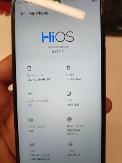 Tecno Spark 20C   4/128