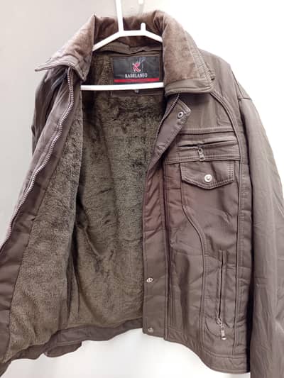 Men’s Heavy Winter Fur Jacket - Kabrlaneo (Size 52 / XL)