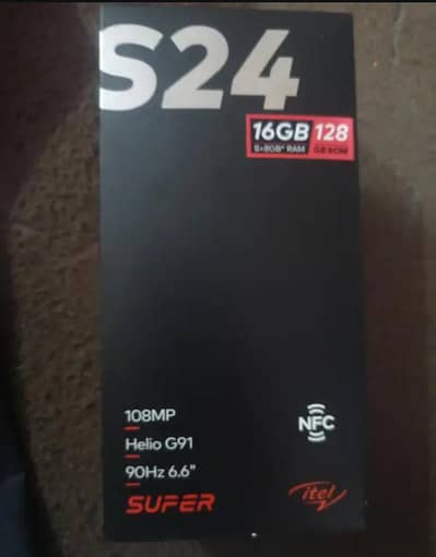 Itel S24 good fast phone 16/128 selad