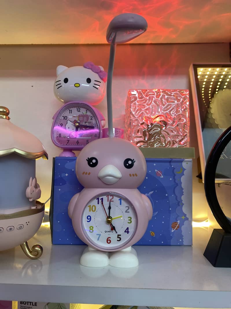 Lamp and clock 6