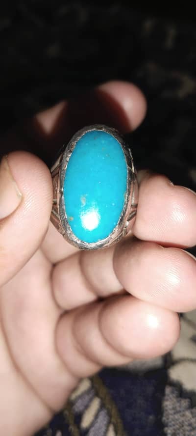 Feroza original Irani in silver ring